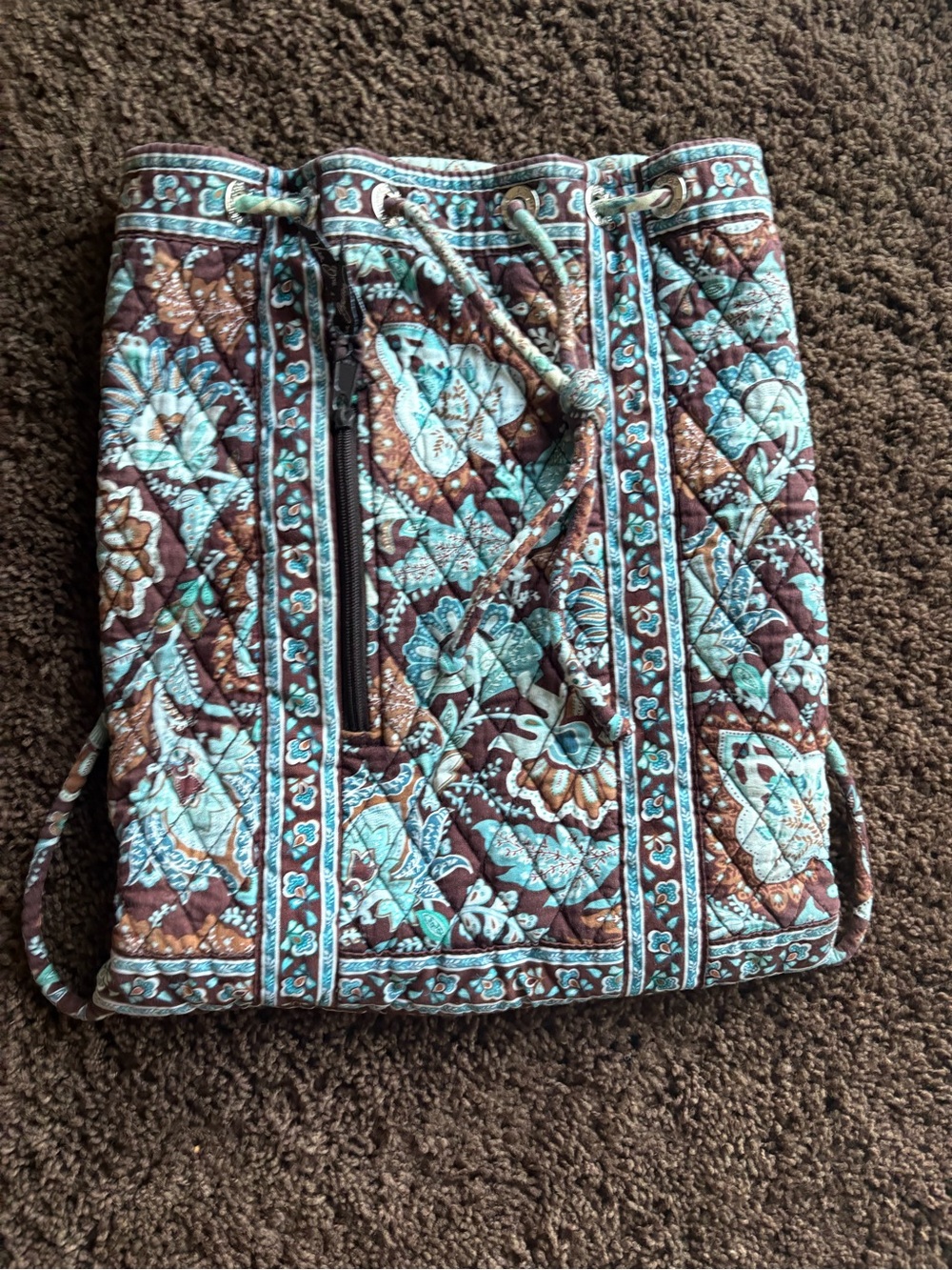 Vera Bradley Java Blue Bag Retired